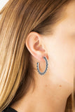 Bohemian Bliss - Silver Earrings - Paparazzi Accessories Earrings Bedazzle Me Pretty Mobile Fashion Boutique