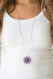Boho Bonanza - Purple Necklace - Paparazzi Accessories Necklace Bedazzle Me Pretty Mobile Fashion Boutique