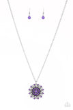 Boho Bonanza - Purple Necklace - Paparazzi Accessories Necklace Bedazzle Me Pretty Mobile Fashion Boutique
