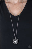 Boho Bonanza - Silver Necklace - Paparazzi Accessories Necklace Bedazzle Me Pretty Mobile Fashion Boutique
