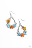 Boisterous Blooms - Multi Earrings - Paparazzi Accessories Earrings Bedazzle Me Pretty Mobile Fashion Boutique