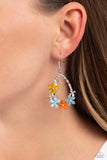 Boisterous Blooms - Multi Earrings - Paparazzi Accessories Earrings Bedazzle Me Pretty Mobile Fashion Boutique