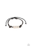 Bolt Out - Black Bracelet - Paparazzi Accessories Bracelet Bedazzle Me Pretty Mobile Fashion Boutique