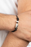Bolt Out - Black Bracelet - Paparazzi Accessories Bracelet Bedazzle Me Pretty Mobile Fashion Boutique