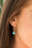 Bon VOYAGER - Blue Necklace - Paparazzi Accessories Necklace Bedazzle Me Pretty Mobile Fashion Boutique