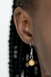 Bon VOYAGER - Yellow Necklace - Paparazzi Accessories Necklace Bedazzle Me Pretty Mobile Fashion Boutique