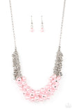 Bonus Points - Pink Necklace - Paparazzi Accessories Necklace Bedazzle Me Pretty Mobile Fashion Boutique