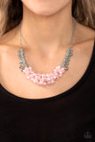 Bonus Points - Pink Necklace - Paparazzi Accessories Necklace Bedazzle Me Pretty Mobile Fashion Boutique