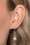 Bonus Points - White Necklace - Paparazzi Accessories Necklace Bedazzle Me Pretty Mobile Fashion Boutique