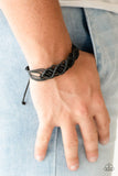 Boondocks and Bonfires - Black Bracelet - Paparazzi Accessories Bracelet Bedazzle Me Pretty Mobile Fashion Boutique