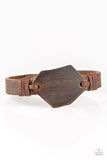 Boot Camp - Brown Bracelet - Paparazzi Accessories Bracelet Bedazzle Me Pretty Mobile Fashion Boutique