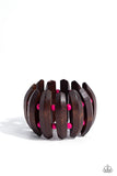 Bora Bora Bauble - Pink Bracelet - Paparazzi Accessories Bracelet Bedazzle Me Pretty Mobile Fashion Boutique