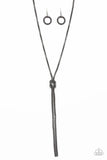 Born Ready - Black Necklace - Paparazzi Accessories Necklace Bedazzle Me Pretty Mobile Fashion Boutique