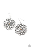 Botanical Bash - Brown Earrings - Paparazzi Accessories Earrings Bedazzle Me Pretty Mobile Fashion Boutique