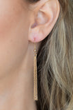 Botanical Beaches - Gold Necklace - Paparazzi Accessories Necklace Bedazzle Me Pretty Mobile Fashion Boutique