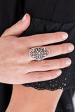 Botanical Beam - Purple Ring - Paparazzi Accessories Ring Bedazzle Me Pretty Mobile Fashion Boutique