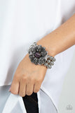 Botanical Bravado - Purple Bracelet - Paparazzi Accessories Bracelet FS-Bedazzle Me Pretty Mobile Fashion Boutique