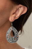 Botanical Butterfly - Orange Earrings - Paparazzi Accessories Earrings Bedazzle Me Pretty Mobile Fashion Boutique4/22