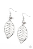BOUGH Out - Silver Earrings - Paparazzi Accessories Earrings Bedazzle Me Pretty Mobile Fashion Boutique