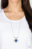 Boulevard Bazaar - Blue Necklace - Paparazzi Accessories Necklace Bedazzle Me Pretty Mobile Fashion Boutique