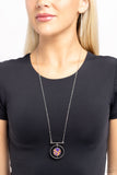 Boulevard Bazaar - Purple Necklace - Paparazzi Accessories Necklace Bedazzle Me Pretty Mobile Fashion Boutique