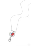 Boulevard Bazaar - Red Lanyard - Paparazzi Accessories Lanyard Bedazzle Me Pretty Mobile Fashion Boutique