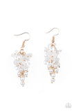 Bountiful Bouquets - Gold Earrings - Paparazzi Accessories Earrings Bedazzle Me Pretty Mobile Fashion Boutique