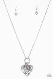 Bountiful Hearts - Pink Necklace - Paparazzi Accessories Necklace Bedazzle Me Pretty Mobile Fashion Boutique