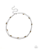 Bountifully Beaded - Green Necklace - Paparazzi Accessories Necklace Bedazzle Me Pretty Mobile Fashion Boutique