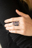 Bouquet Toss - Pink Ring - Paparazzi Accessories Ring Bedazzle Me Pretty Mobile Fashion Boutique