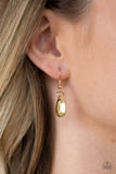 Bragging Rights - Gold Necklace - Paparazzi Accessories Necklace Bedazzle Me Pretty Mobile Fashion Boutique