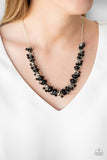 BRAGs To Riches - Black Necklace - Paparazzi Accessories Necklace Bedazzle Me Pretty Mobile Fashion Boutique
