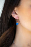 BRAGs To Riches - Blue Necklace - Paparazzi Accessories Necklace Bedazzle Me Pretty Mobile Fashion Boutique