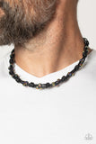 Braided Brawl - Multi Necklace - Paparazzi Accessories Necklace Bedazzle Me Pretty Mobile Fashion Boutique