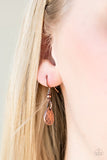 Bravo Bravado - Copper Necklace - Paparazzi Accessories Necklace Bedazzle Me Pretty Mobile Fashion Boutique