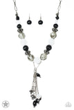 Break A Leg! - Black Necklace - Paparazzi Accessories Necklace Bedazzle Me Pretty Mobile Fashion Boutique