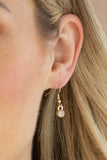 Bride-to-BEAM - Gold Necklace - Paparazzi Accessories Necklace Bedazzle Me Pretty Mobile Fashion Boutique