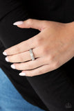 Brighten Your Day - White Ring - Paparazzi Accessories Ring Bedazzle Me Pretty Mobile Fashion Boutique