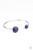 Brilliantly Basic - Blue Bracelet - Paparazzi Accessories Bracelet Bedazzle Me Pretty Mobile Fashion Boutique