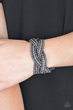 Bring On The Bling - Silver Bracelet - Paparazzi Accessories Bracelet Bedazzle Me Pretty Mobile Fashion Boutique