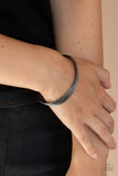 Bringing Basics Back - Black Bracelet - Paparazzi Accessories Bracelet Bedazzle Me Pretty Mobile Fashion Boutique