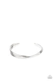 Bringing Basics Back - Silver Bracelet - Paparazzi Accessories Bracelet Bedazzle Me Pretty Mobile Fashion Boutique