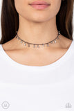 Bringing SPARKLE Back - Black Necklace - Paparazzi Accessories Necklace Bedazzle Me Pretty Mobile Fashion Boutique