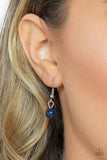 Broadway Bustle - Blue Necklace - Paparazzi Accessories Necklace Bedazzle Me Pretty Mobile Fashion Boutique