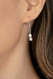 Brush It Off - Silver Necklace - Paparazzi Accessories Necklace Bedazzle Me Pretty Mobile Fashion Boutique