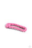 Bubble Gum Bubbly - Pink Hair Clip - Paparazzi Accessories Hair Clip Bedazzle Me Pretty Mobile Fashion Boutique
