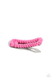 Bubble Gum Bubbly - Pink Hair Clip - Paparazzi Accessories Hair Clip Bedazzle Me Pretty Mobile Fashion Boutique