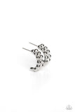 Bubbling Beauty - Silver Earrings - Paparazzi Accessories Earrings Bedazzle Me Pretty Mobile Fashion Boutique