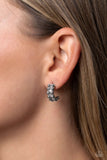 Bubbling Beauty - Silver Earrings - Paparazzi Accessories Earrings Bedazzle Me Pretty Mobile Fashion Boutique