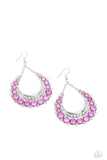 Bubbly Bling - Purple Earrings - Paparazzi Accessories Earrings Bedazzle Me Pretty Mobile Fashion Boutique